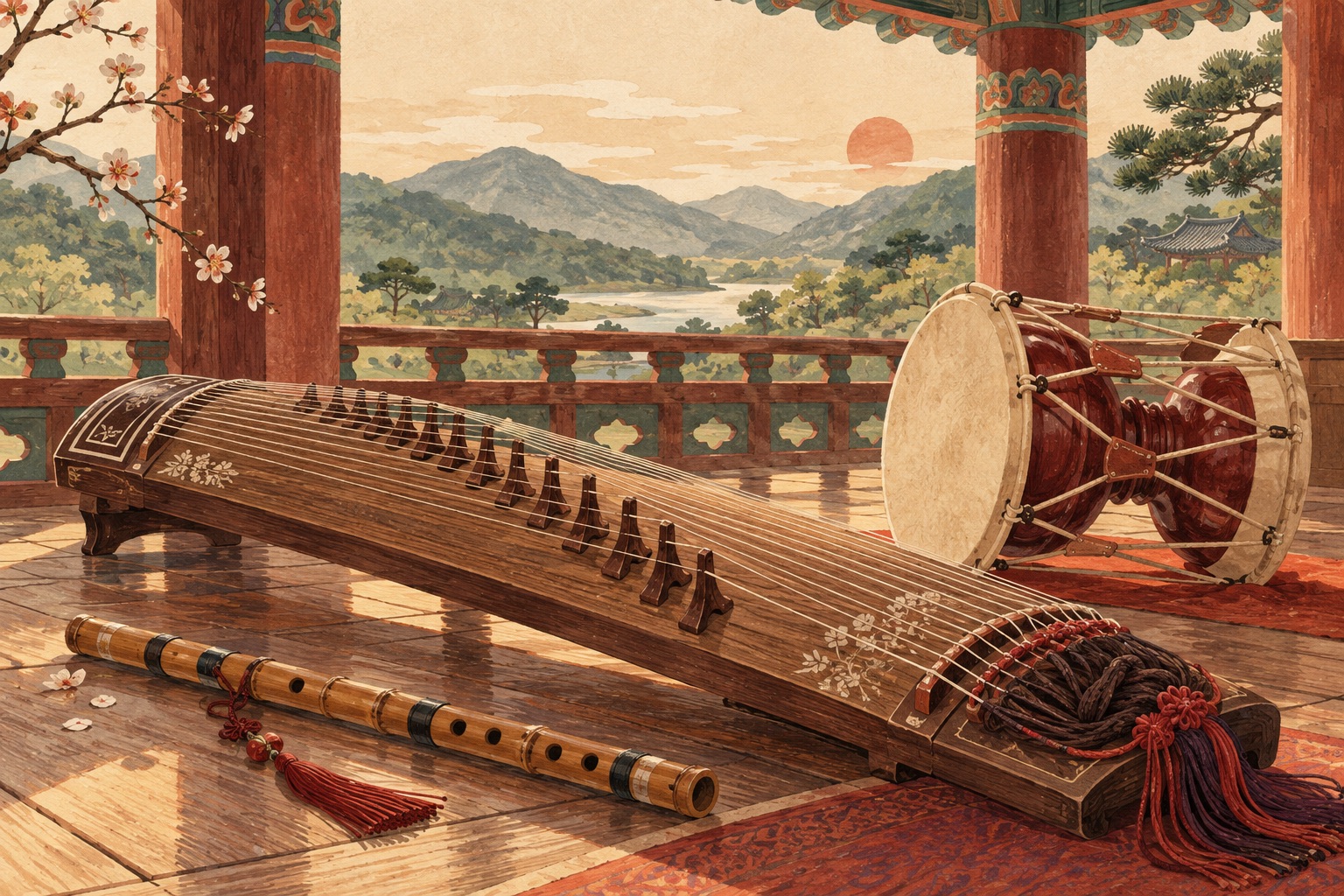 Ilustrasyon ng festival, hindi totoong larawan