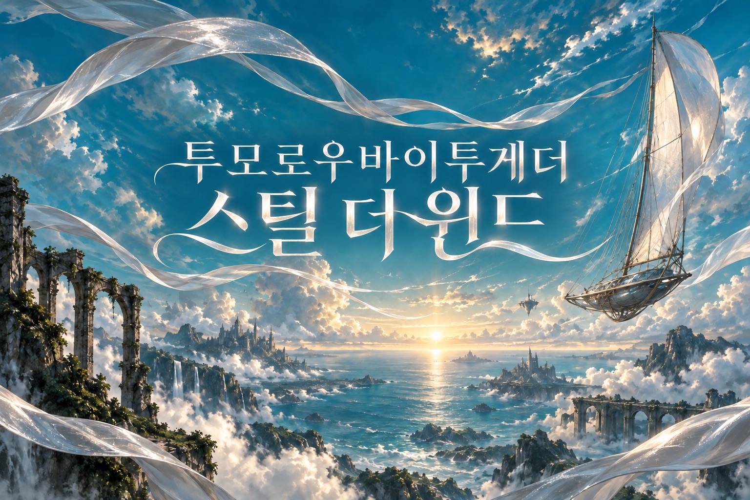 투모로우바이투게더 서울 공연 — STEAL THE WIND 창작 공연 표지 일러스트