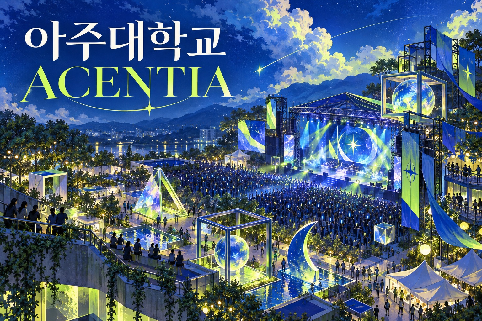 아주대학교 ACENTIA 창작 표지 일러스트