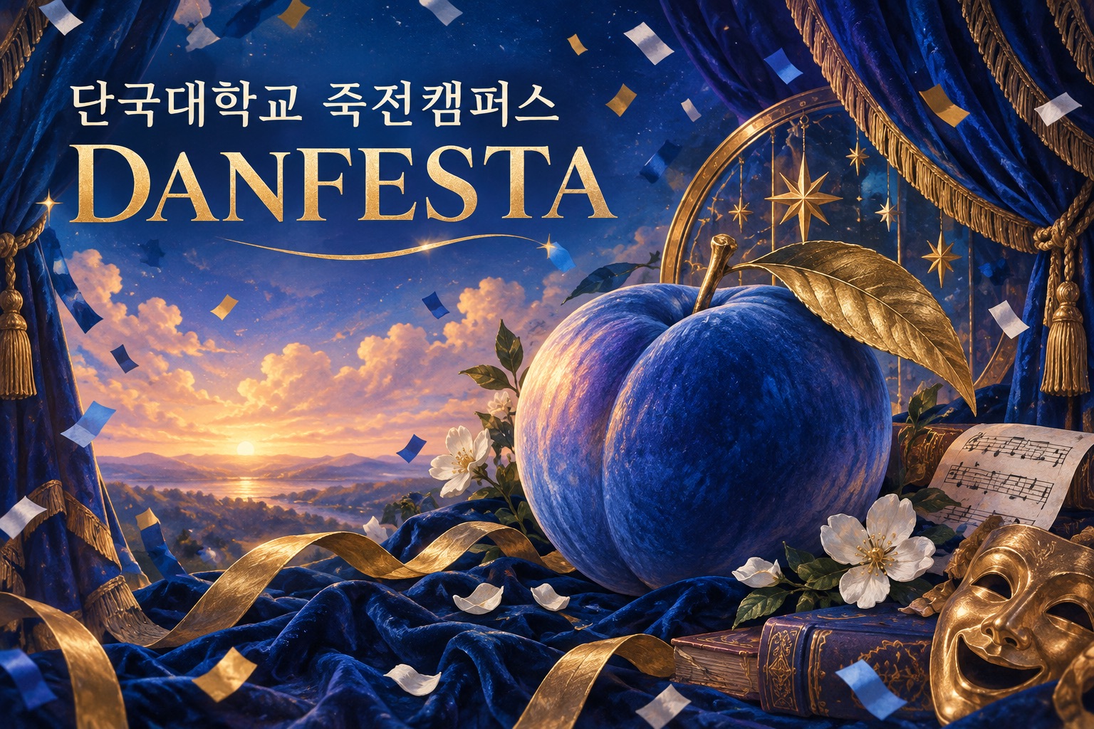단국대학교 죽전캠퍼스 DANFESTA 창작 표지 일러스트