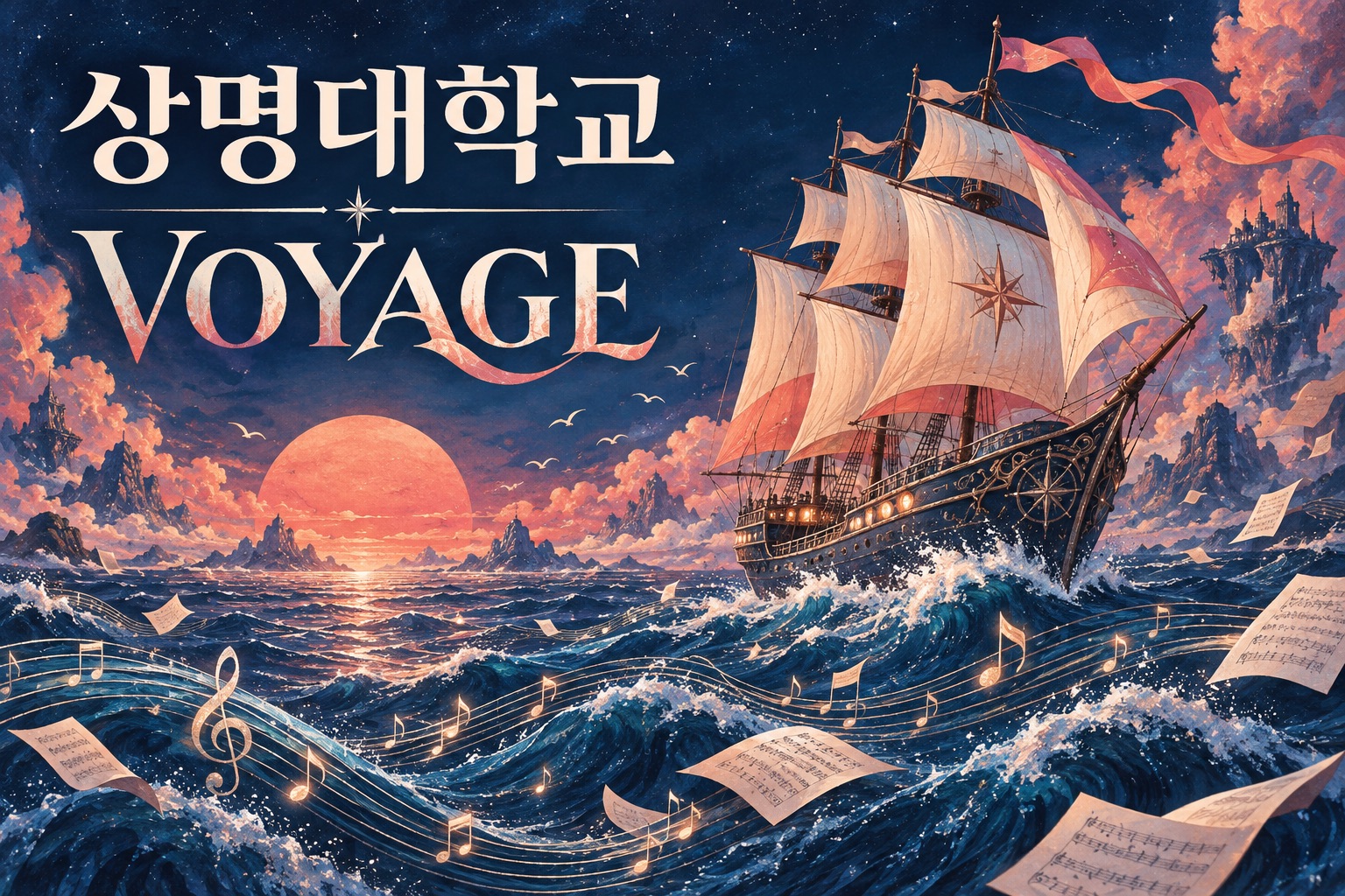 상명대학교 VOYAGE 창작 표지 일러스트